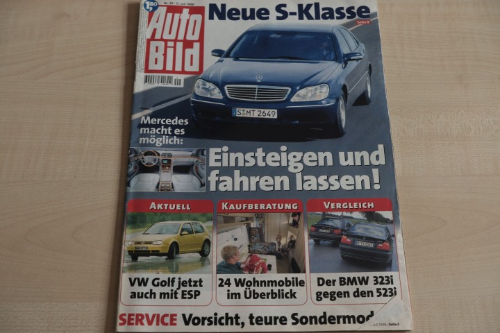 Deckblatt Auto Bild (29/1998)